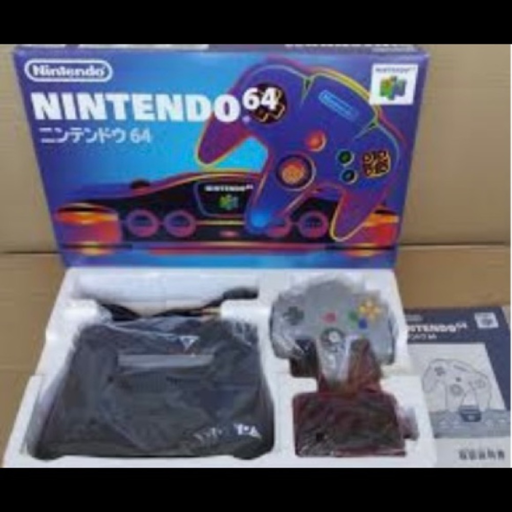 Nintendo 64 Japanese version w/Super Mario World
